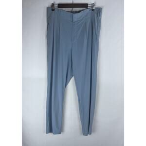 ATHLETA Skyline II Lightweight Tie Belt Pleated High Waisted Pants Size 14